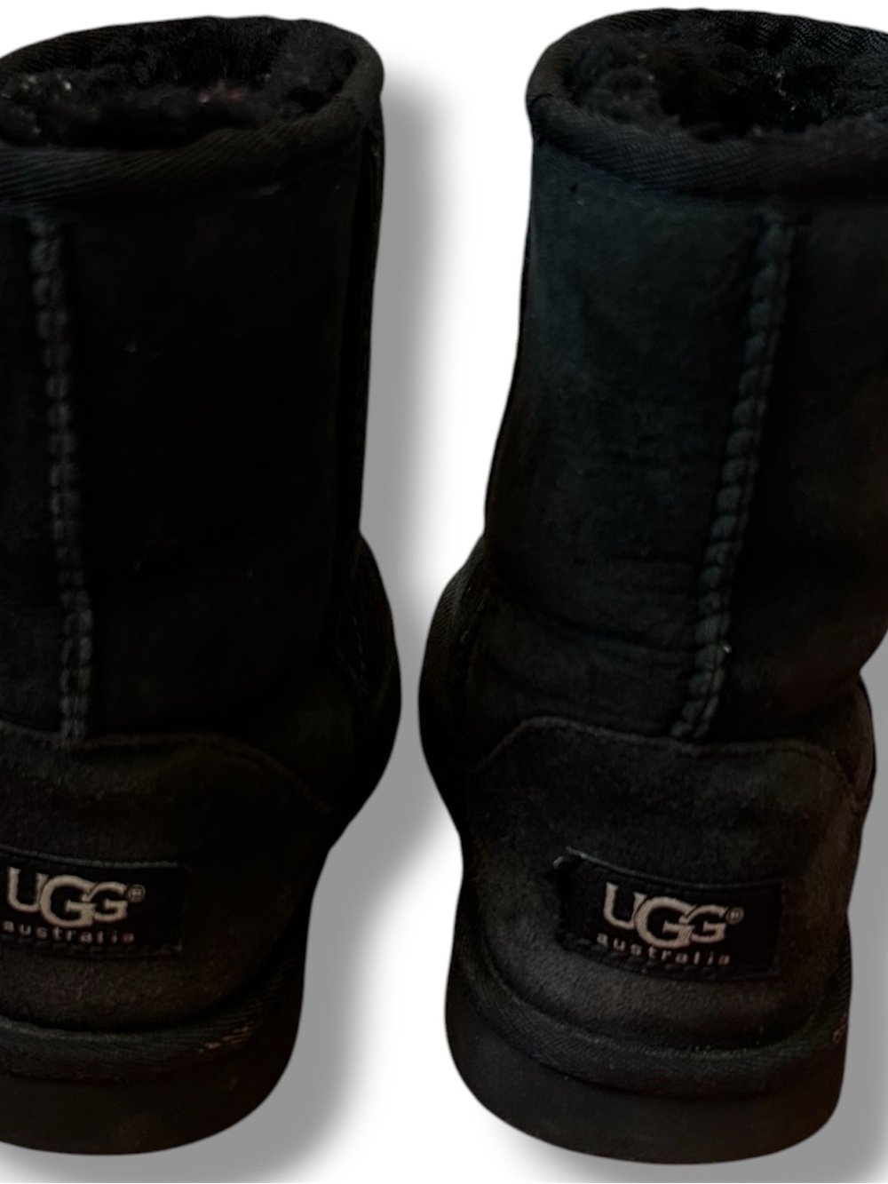 UGG Australia Girls Black Boots Size 3Y (FAIR CONDITION) - Picture 10 of 13
